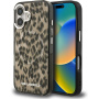 Karl Lagerfeld IML Leopard maska s MagSafe za iPhone 16 - smeđa