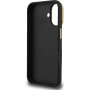 Guess Grained 4G Logo maska s preklopnim stalkom za iPhone 16 - crna
