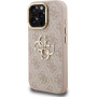 Guess 4G Metal Logo maska s preklopnim stalkom za iPhone 16 Pro Max - ružičasta