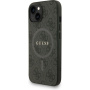 Guess 4G Colored Ring Strap maska s remenom i MagSafe za iPhone 14 - siva