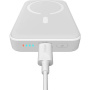 Baseus Mini bežični MagSafe powerbank s USB-C priključkom - 10.000 mAh - bijela