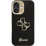 Guess Grained 4G Logo maska s preklopnim stalkom za iPhone 16 - crna