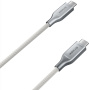Nomad Kevlar pleteni kabel za punjenje i prijenos podataka - USB-C na USB-C - 1,5 m - bijeli