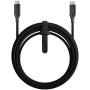 Nomad Kevlar pleteni kabel za punjenje i prijenos podataka - USB-C na USB-C - 3 m - crni