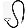 Prozirna maska s vezicom za iPhone Air - crna