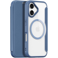 DUX DUCIS Skin X flip maska s MagSafe za iPhone 17 - tamno plava