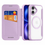 DUX DUCIS Skin X flip maska s MagSafe za iPhone 17 - ljubičasta