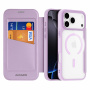 DUX DUCIS Skin X flip maska s MagSafe za iPhone 17 Pro Max - ljubičasta