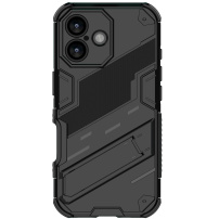 Izdržljiva zaštitna maska sa stalkom za iPhone 17 - crna