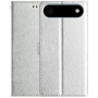 Flip futrola od PU kože za iPhone Air - srebrna