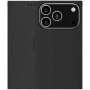 Flip maska od PU kože za iPhone 17 Pro Max - crna