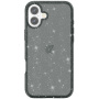 Prozirna maska sa šljokicama za iPhone 17 - siva