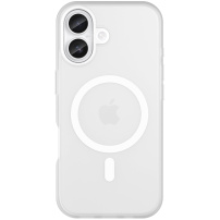 Mat prozirna maska s MagSafe za iPhone 17 - bijela