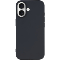 Mat maska od meke plastike za iPhone 17 - crna