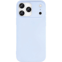 Mat maskica od meke plastike za iPhone 17 Pro - svijetlo plava