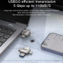 Yesido FL15 4-u-1 flash pogon s USB-C / Lightning / USB-A / micro USB priključcima - 16GB - srebrni