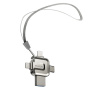 Yesido FL15 4-u-1 flash pogon s USB-C / Lightning / USB-A / micro USB priključcima - 16GB - srebrni
