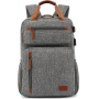 COOLBELL ruksak s podesivim remenom i vanjskim USB priključkom za iPad / MacBook do 16" - sivi