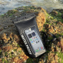 Vodootporna torba s podesivim remenom za iPhone - 2L - crna
