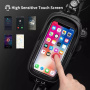 ROCKBROS B68 vodootporna torba za bicikl s prostorom za iPhone - crna