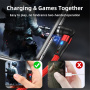 ENKAY 3u1 kabel za punjenje i prijenos podataka sa zamjenjivim magnetskim konektorima - USB-A na USB-C / Lightning / micro USB - 1 m - crni