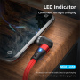 ENKAY 3u1 kabel za punjenje i prijenos podataka sa zamjenjivim magnetskim konektorima - USB-A na USB-C / Lightning / micro USB - 1 m - crni