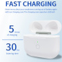Zamjensko kućište za punjenje s Lightning priključkom za AirPods 3 - bijelo
