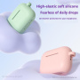 Zaštitna silikonska maska s karabinerom za AirPods Pro 3 - ljubičasta