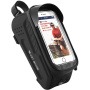 WEST BIKING vodootporna torba za bicikl s prostorom za iPhone - crna