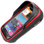 WILD MAN ES16 vodootporna torba za bicikl s prostorom za iPhone - crveno-crna