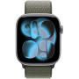 Originalne Apple pleteni sportski remen za Apple Watch Ultra 49mm / 46mm / 45mm / 44mm / 42mm - bor zelena