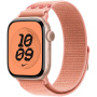 Originalne Apple pleteni sportski remen Nike za Apple Watch 42mm / 41mm / 40mm / 38mm - Alpenglow Pink