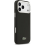 Lacoste Iconic Petit Pique Camera Stand maska s MagSafe za iPhone 17 Pro Max - crna