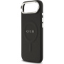 Guess Saffiano maska s MagSafe za iPhone Air - crna