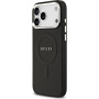 Guess Saffiano maska s MagSafe za iPhone 17 Pro Max - crna