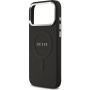 Guess Saffiano maska s MagSafe za iPhone 17 Pro Max - crna