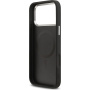 Guess Saffiano maska s MagSafe za iPhone 17 Pro Max - crna