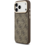 Guess 4G Gold Frame maska s MagSafe za iPhone 17 Pro Max - smeđa