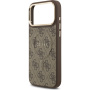 Guess 4G Gold Frame maska s MagSafe za iPhone 17 Pro Max - smeđa