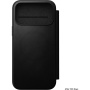 Nomad Modern Leather Folio flip maska s MagSafe za iPhone 17 Pro Max - crna