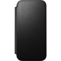 Nomad Modern Leather Folio flip maska s MagSafe za iPhone 17 Pro Max - crna