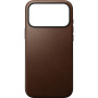 Nomad Modern Leather kožna maska s MagSafe za iPhone 17 Pro Max - smeđa
