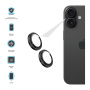 FIXED Camera Glass kaljeno staklo s aluminijskim okvirom za zaštitu leća kamere za iPhone 17 - crna