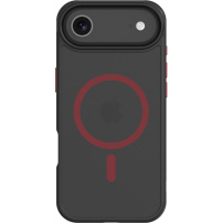 Tactical Hyperstealth 2.0 prozirna maskica s crvenim MagSafeom za iPhone Air - crna