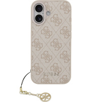 Guess 4G Charms maska za iPhone 17 - ružičasta
