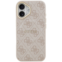 Guess 4G Gold Frame maska s MagSafe za iPhone 17 - ružičasta
