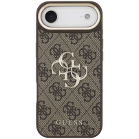 Guess 4G Metal Logo Gold Frame maskica za iPhone Air - smeđa