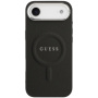 Guess Saffiano maska s MagSafe za iPhone Air - crna