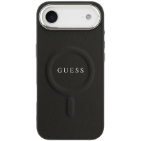 Guess Saffiano maska s MagSafe za iPhone Air - crna