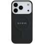 Guess Saffiano maska s MagSafe za iPhone 17 Pro Max - crna